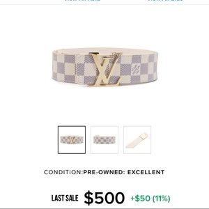 Rare Louis Vuitton Belt
